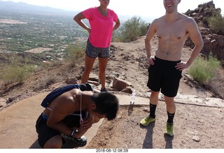 50 a04. NH2T hike - Camelback Cholla - Zee and Ricky Bobby