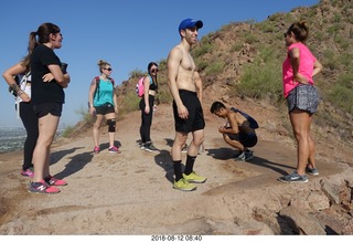 NH2T hike - Camelback Cholla - Ricky Bobby, Zee, ...