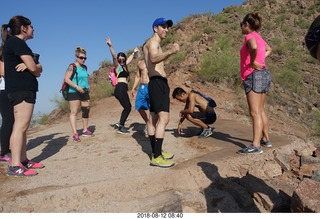 NH2T hike - Camelback Cholla - Ricky Bobby, Zee, ...