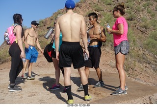 56 a04. NH2T hike - Camelback Cholla - Kelin, Vince, Ricky Bobby, Zee, Heather K