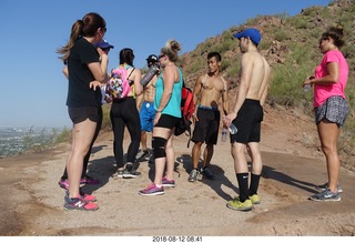 60 a04. NH2T hike - Camelback Cholla - Kelin, Vince, Ricky Bobby, Zee, Heather K