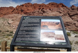 Las Vegas - Red Rock Canyon - thirteen mile drive sign