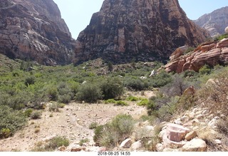 Las Vegas - Red Rock Canyon - thirteen mile drive - Pine Creek Canyon hike - old house foundation