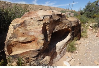 Las Vegas - Red Rock Canyon - thirteen mile drive - Pine Creek Canyon hike - cool rock