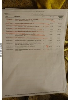 business bank account records