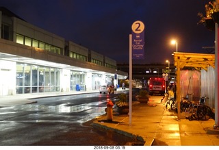 Philadelphia airport car-rental area