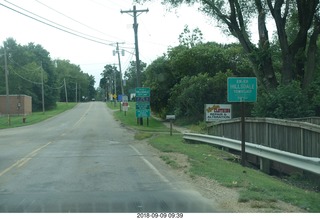 driving to Hillsdale - dirt road and farms