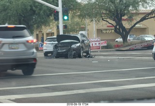 Kimmel Center car-crash sculpture