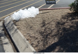 ice that looks a little like snow in scottsdale