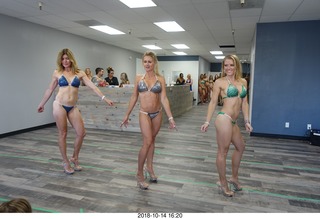 new NH2T store - International Physique League (IPL) show - rehearsal - bikini - Christian DeAngelis + Heather Kile