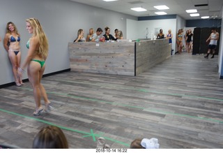 new NH2T store - International Physique League (IPL) show - rehearsal - bikini - Christian DeAngelis + Heather Kile