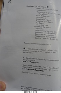 Philadelphia Orchestra and actors program