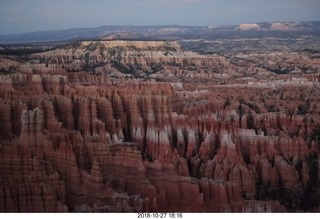 Bryce Canyon vista view at sunset