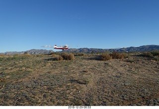 Mooney Mike landing at Kearny Airport (E67)