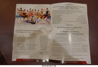 Chandler Arts - Les Ballets Trockadero de Monte Carlo program