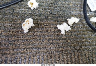 popcorn on the rug reminds me of Asteroids game