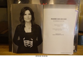 Scottsdale Arts - Rosanne Cash - program
