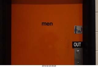 Princeton Alumni Day - men's room OUT door