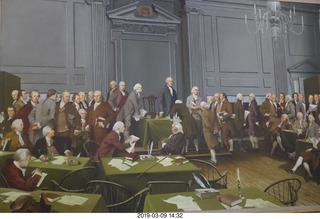 Philadelphia Independence Hall - painting