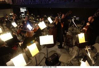 Merriam Theater - Pennsylvania Ballet - orchestra pit