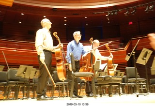 Philadelphia - Kimmel Center - three 'cellists - postlude