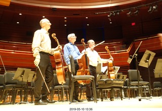 Philadelphia - Kimmel Center - three 'cellists - postlude