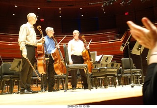 Philadelphia - Kimmel Center - three 'cellists - postlude