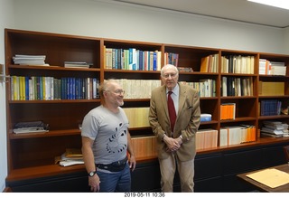 Princeton University - Fine Hall - Adam and Professor Gunning