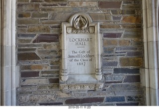 Princeton University - Lockhart Hall sign