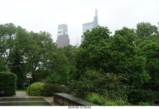 Philly skyline in the mist