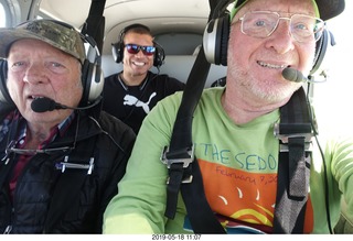 LaVar, Jerome, and Adam flying in N8377W