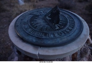 Debbie and Ted Zarbock house - sundial