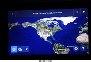 9 a0e. map of my flight