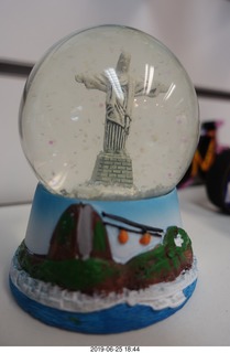 85 a0e. - Rio de Janeiro tour - Corcovado Mountain - Jesus Christ the Redeemer statue * - snow globe