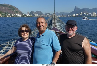 153 a0e. Rio de Janeiro - Gaunabara Bay boat ride tour