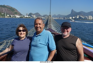 154 a0e. Rio de Janeiro - Gaunabara Bay boat ride tour