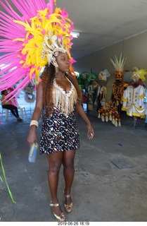 205 a0e. Rio de Janeiro - city tour - carnival costumes