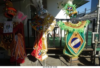 213 a0e. Rio de Janeiro - city tour - carnival costumes