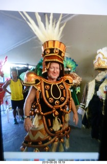 224 a0e. Rio de Janeiro - city tour - carnival costumes + Adam