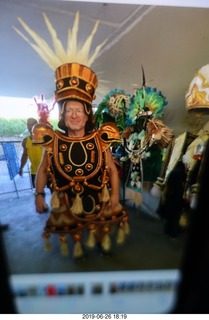 225 a0e. Rio de Janeiro - city tour - carnival costumes + Adam