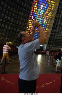 238 a0e. Rio de Janeiro - city tour - Rio de Janeiro Cathedral + David Marcus