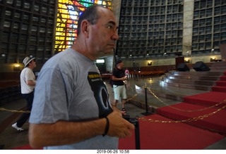239 a0e. Rio de Janeiro - city tour - Rio de Janeiro Cathedral + David Marcus