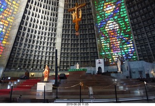 248 a0e. Rio de Janeiro - city tour - Rio de Janeiro Cathedral