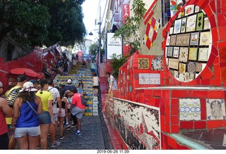 280 a0e. Rio de Janeiro - city tour Lapa Steps (Selarn's Staircase)
