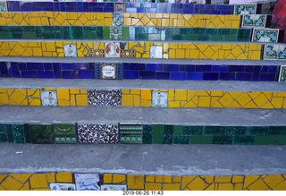 288 a0e. Rio de Janeiro - city tour Lapa Steps (Selarn's Staircase)