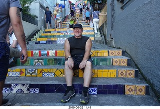 Rio de Janeiro - city tour Lapa Steps (Selarn's Staircase) + Adam
