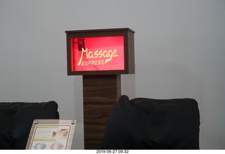 44 a0e. massage chairs sign