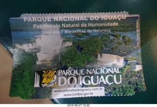57 a0e. Iguazu Falls - ticket