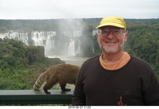 115 a0e. Iguazu Falls + Adam