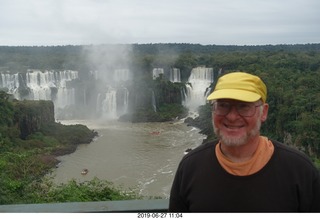 116 a0e. Iguazu Falls + Adam